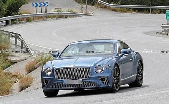 На тестах был замечен гибридный Bentley Continental GT