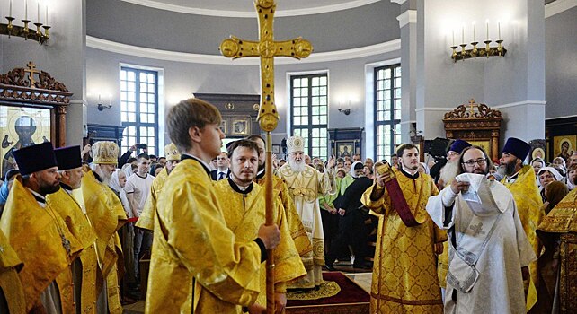 Патриарх Кирилл освятил храм на Дмитровском шоссе