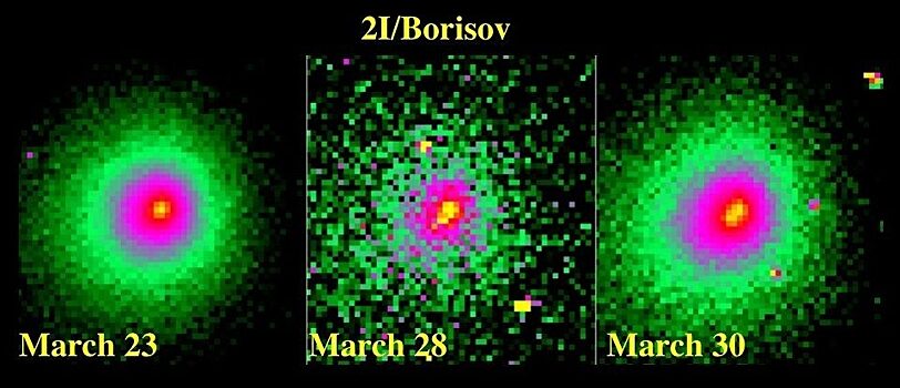 Межзвездная комета 2I/Борисов распадается на части