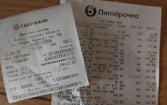 В Курске осудили мужчину за кражи с поддельными банковскими чеками