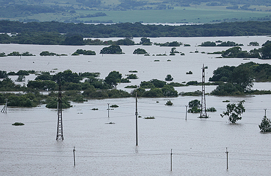 Последствия тайфуна «Ханун» в Приморье