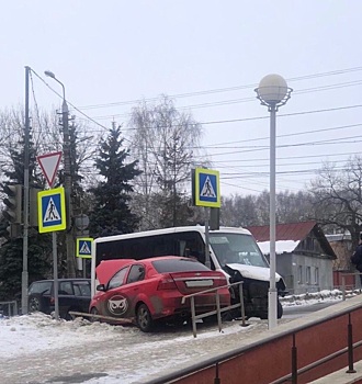 В ГИБДД уточнили подробности ДТП с участием маршрутки