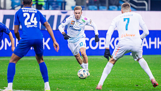 Футболист «Зенита» Глушенков признан лучшим игроком матча РПЛ против «Пари НН»