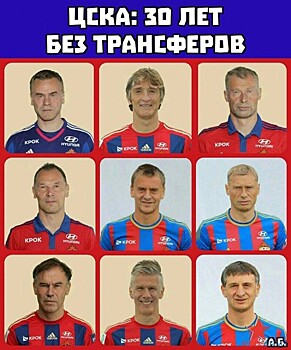 Бабаев: мем про состав ЦСКА через 30 лет понравился