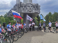 В Курске состоялся патриотический «Велопробег Памяти»