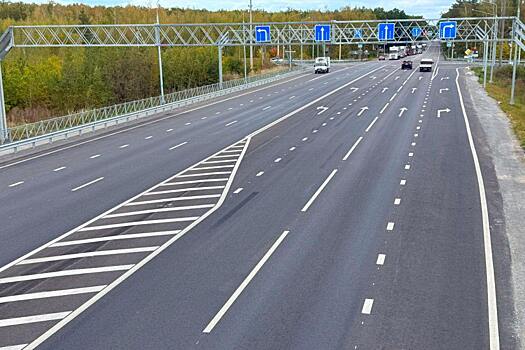В Липецкой области расширили отрезок трассы Орёл – Тамбов до четырех полос
