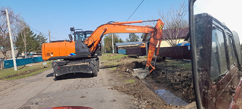 Амурское село обеспечат ливневыми стоками благодаря федеральной программе