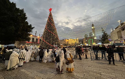 Сотни православных паломников готовятся отпраздновать Рождество в Вифлееме