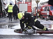 Возгорание в гаражах в Москве ликвидировали