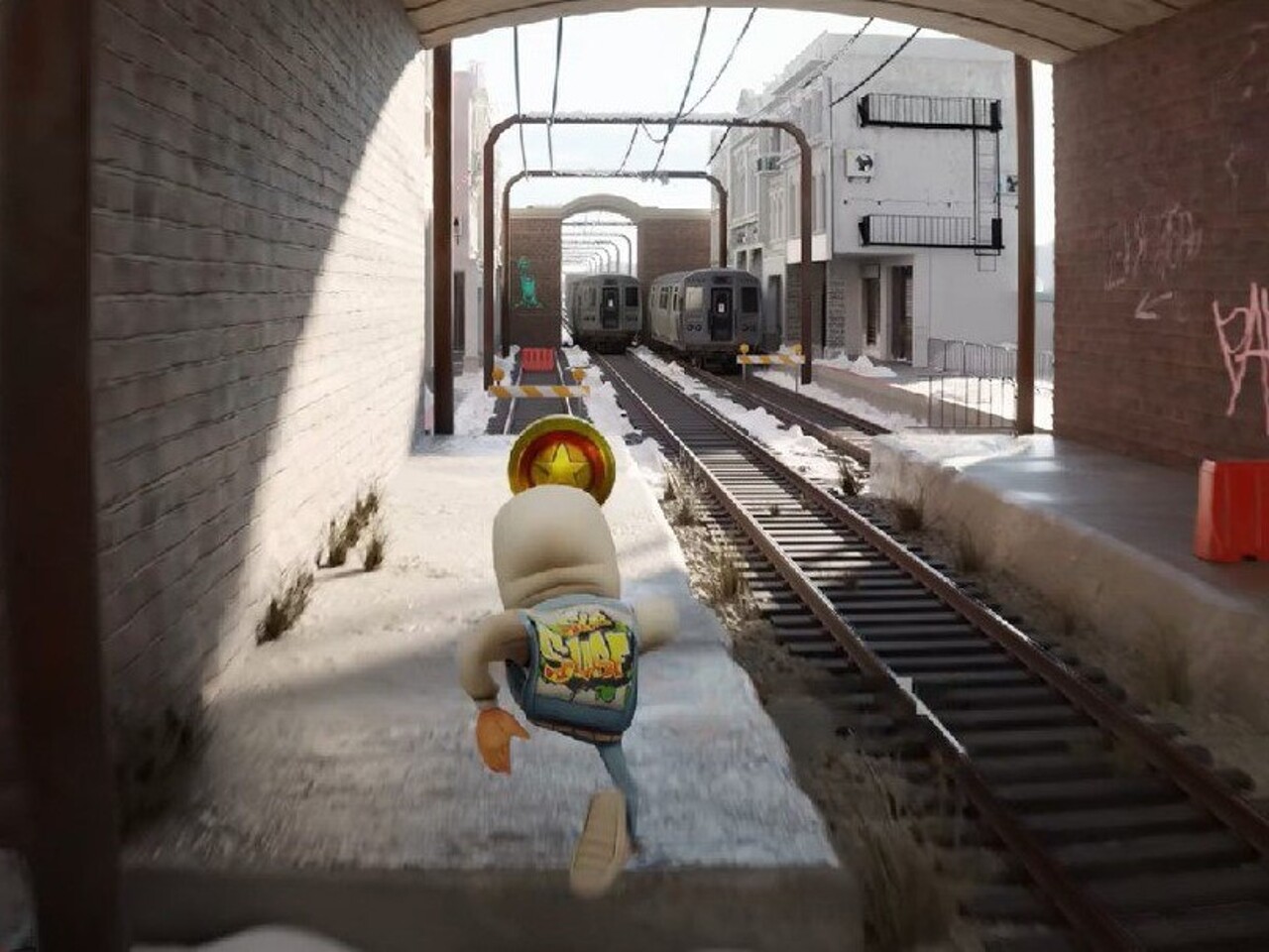 Ютубер перенес Subway Surfers на современный движок, показав результат в 4K  и с RTX - Рамблер/новости