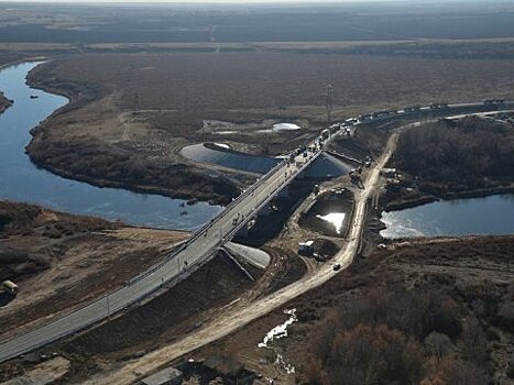 Под Саратовом открылся новый мост через реку Камелик