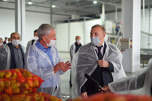 Глава Адыгеи посетил новый завод по производству быстрозамороженной продукции