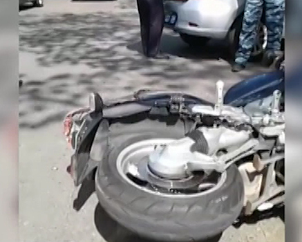 В результате ДТП на Литовском валу пострадал мотоциклист