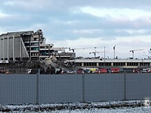 Работы по возведению новой арены на месте СКК «Петербургский» сворачивают