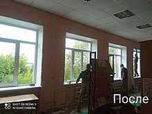 Депутат Гриневич помогла нижегородской сельской библиотеке поменять окна