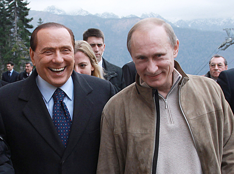 Путин и Берлускони отдохнули в Горном Алтае