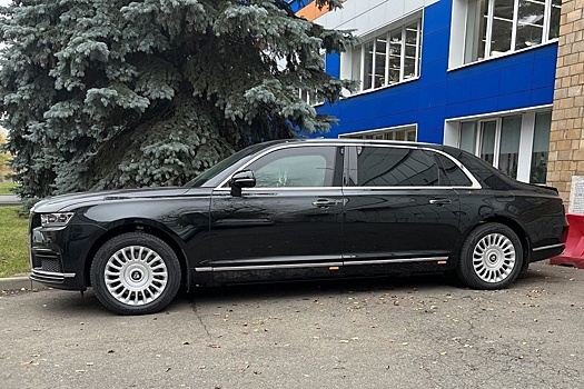 В стиле ЗИЛа: Новую версию лимузина Aurus Senat сняли на фото