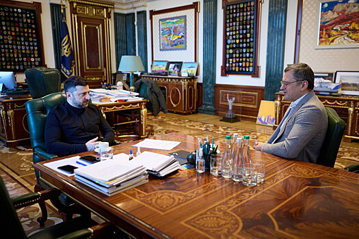 Зеленский встретился с экс-главой МИД Украины Кулебой