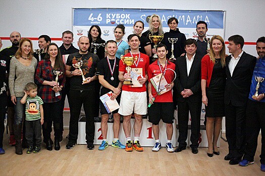 На совмещённом турнире «Кубок Россия / Squashmania Open 2016» сыграли 415 матчей