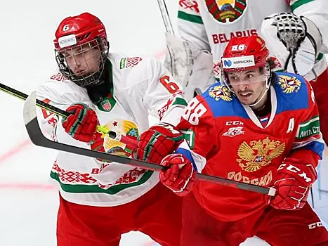 Сборная России по хоккею победила Белоруссию