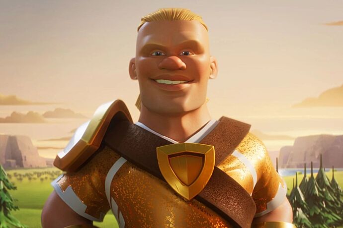 Футболист Эрлинг Холанд стал персонажем игры Clash of Clans