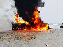 Прокуратура: два человека пострадали во время пожара на автозаправке в ХМАО