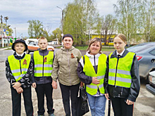Сотрудники полиции и общественники Самарской области присоединились к Всероссийской акции «Георгиевская ленточка»