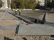 В Кировском районе Волгограда реконструируют стадион