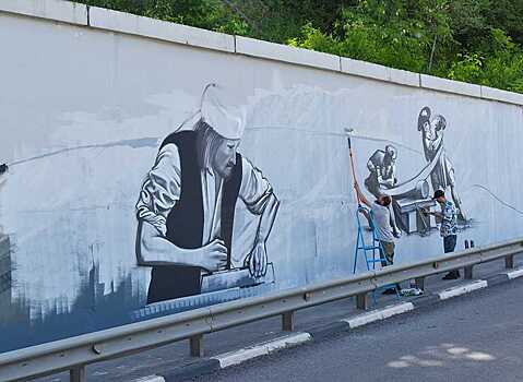 В Воронеже отреставрируют граффити, посвященное петровской эпохе