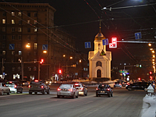 Светофор у часовни усилил пробки, считают автомобилисты Новосибирска