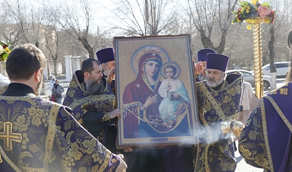 В Волгоград доставили список чудотворной иконы Божией Матери «Оршанская»