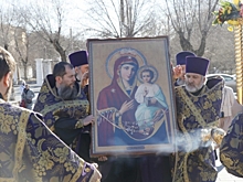 В Волгоград доставили список чудотворной иконы Божией Матери «Оршанская»
