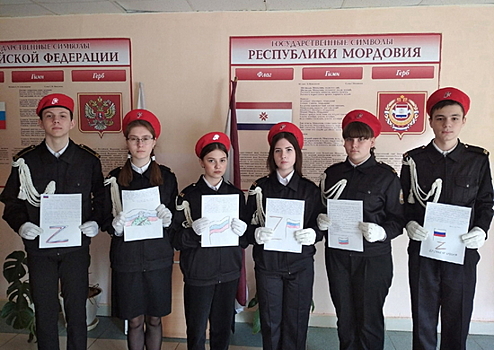 Юнармейцы присоединились к акции «Письмо солдату»   в Республике Мордовия