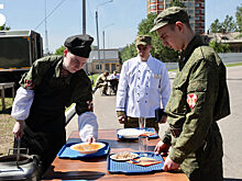 Обед на тысячу человек приготовили повара дивизии Дзержинского на мастер-классе в Балашихе