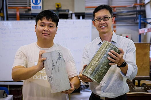 Учёные из Сингапура изобрели быстрозатвердевающее покрытие для ремонта бетонных опор