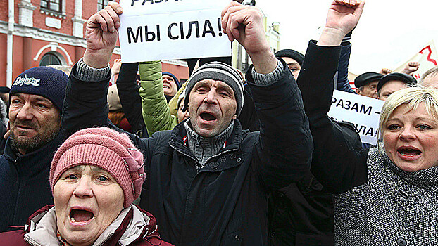 Состав противников «налога на тунеядство» в Белоруссии изменился