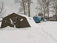В Пензе активисты вырубили купель на Полевом пруду