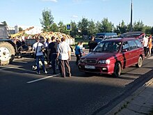 Поливочная машина сбила на тротуаре в Гомеле 7-летнюю девочку