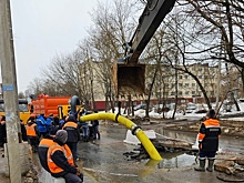 Хрустальную улицу перекрыла коммунальная авария