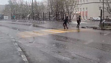 В Мурманской области выпал снег посреди лета