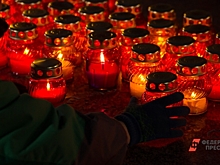 В Ульяновске нарисовали «огненную картину» из 5 тысяч свечей