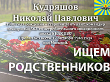 Родственников погибшего летчика Николая Кудряшова ищут в Наро-Фоминском округе