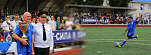 В Краснодаре полицейские,  звезды спорта и журналисты провели благотворительный матч по футболу «Чемпионы детям»