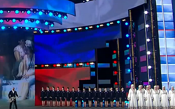 Рязанский хор выступил на Красной площади в День России