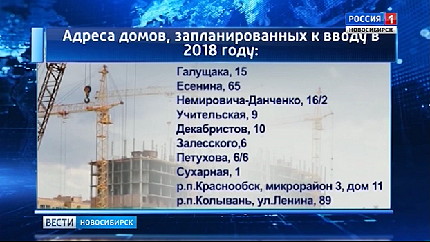 Половину новосибирских долгостроев сдадут в ближайшие два года