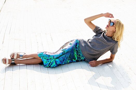 В морском стиле: 13 красивых летних образов российского бренда Viktoria Irbaieva