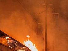 Озвучена причина мощного пожара на стройбазе под Нижним Новгородом
