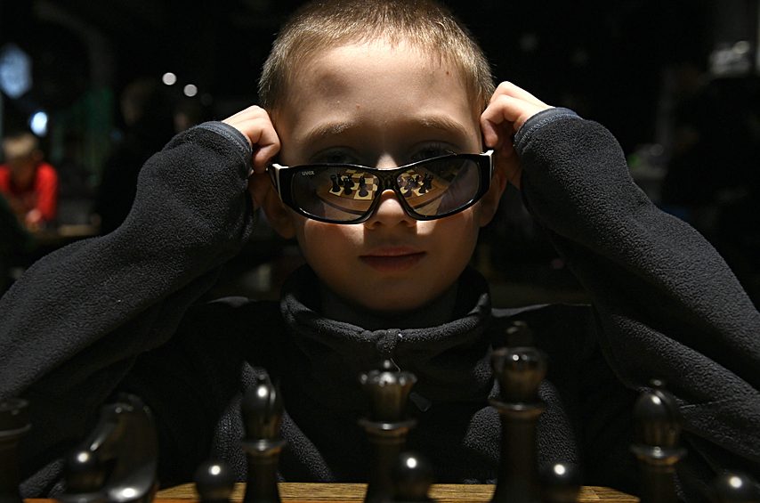 Участник Рождественского шахматного турнира совместного с Chess Club Moscow
