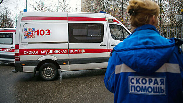 Скорая столкнулась с иномаркой в центре Москвы