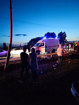 Момент смертельного ДТП в Кузбассе попал на камеру